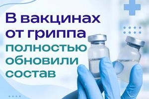 В прививках от гриппа на сезон 2026-2027 годов заменены все три компонента